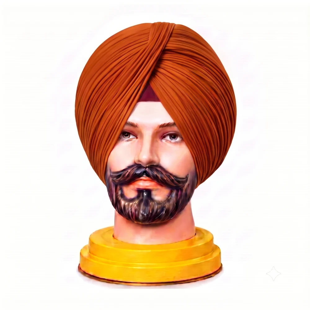 Dark Saffron Turban