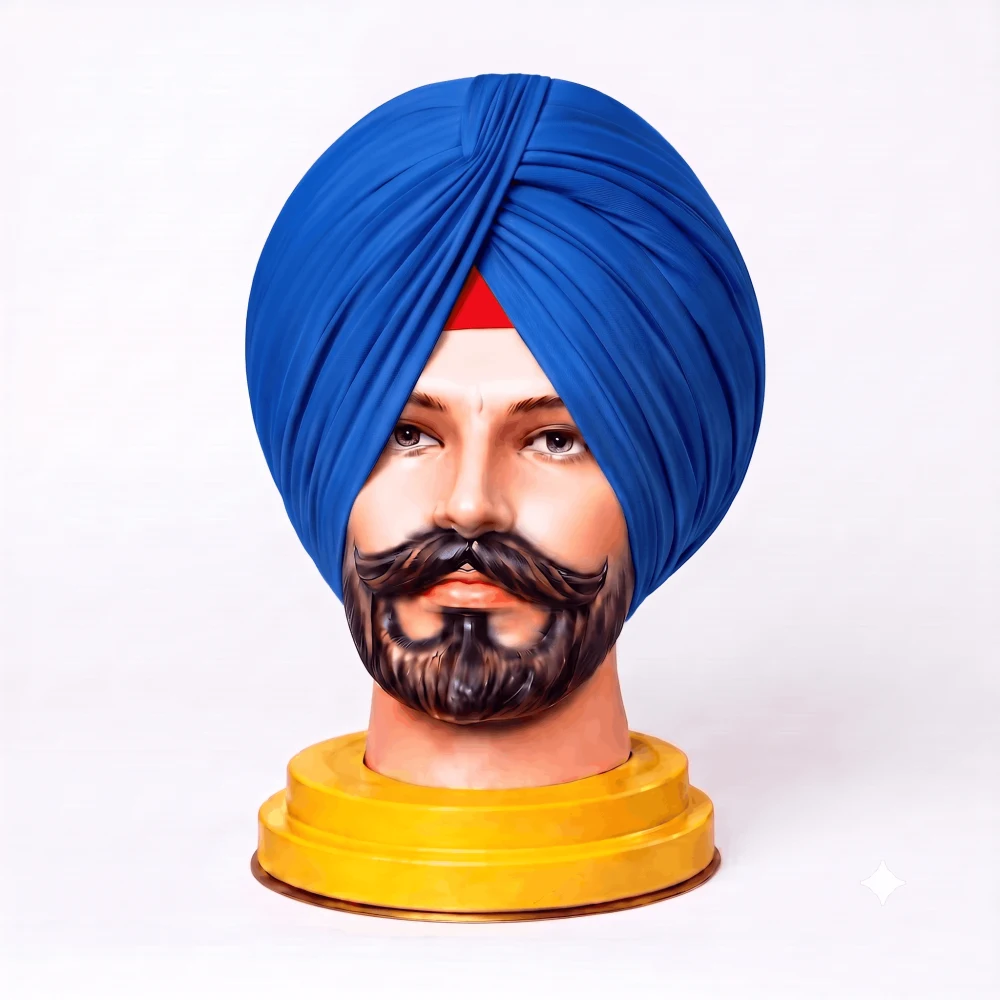 German Blue Turban