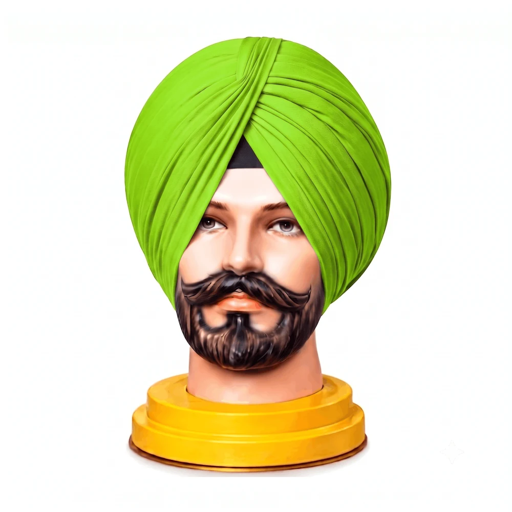 Neon Green Turban