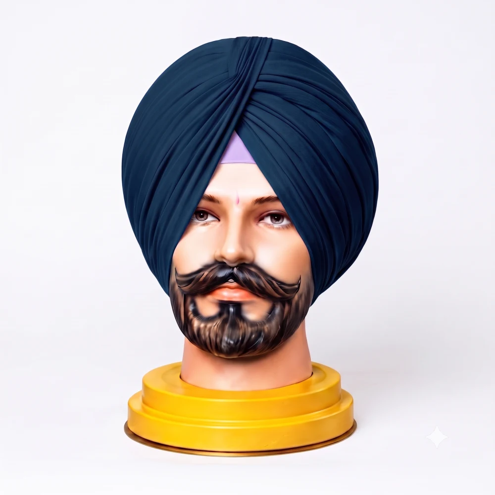 Peacock Blue Turban