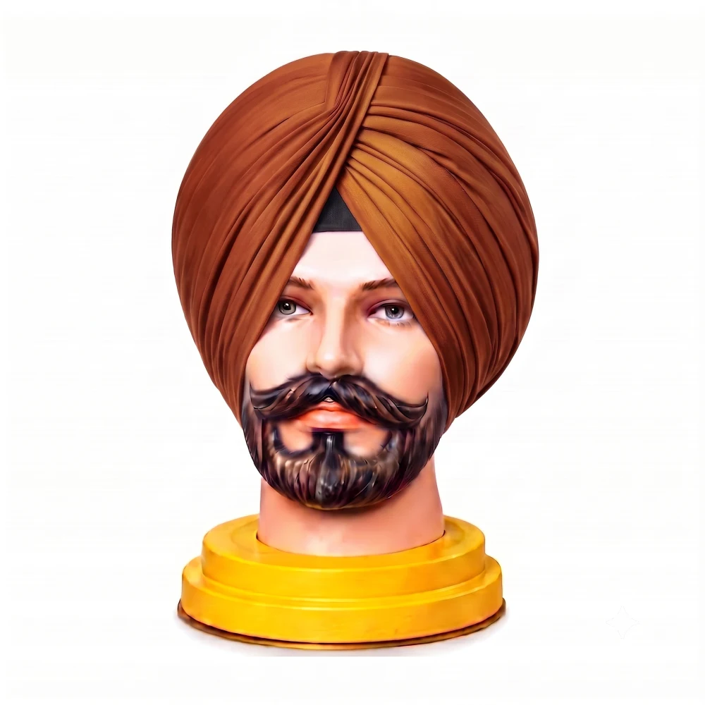 Rusty Brown Turban
